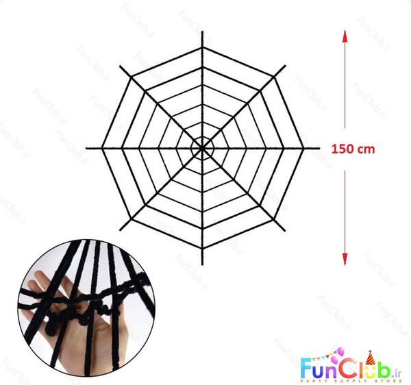 عکس تار عنکبوت مشکی