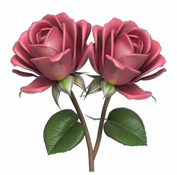 عکس فرشته گل رز