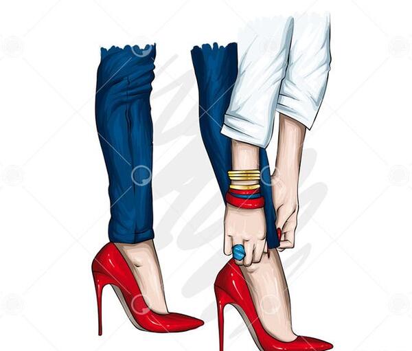 عکس کفش پاشنه بلند زن