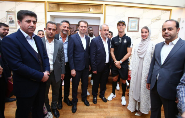 عکس رونالدو و آدرین
