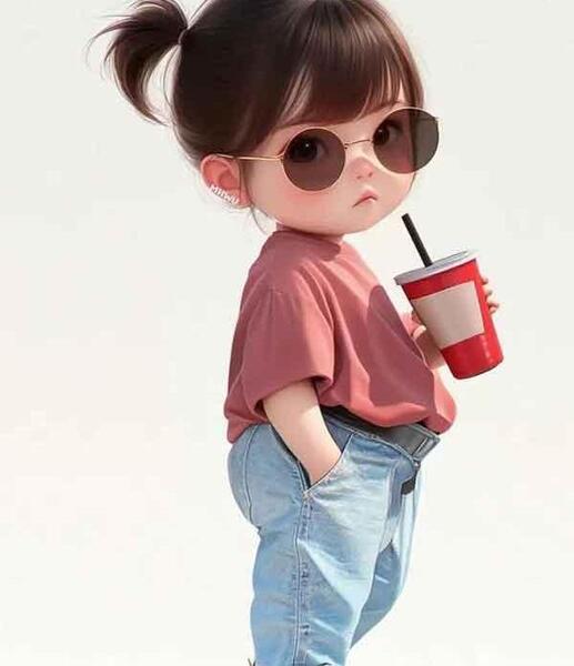 عکس های کیوت و بامزه دخترانه برای پروفایل