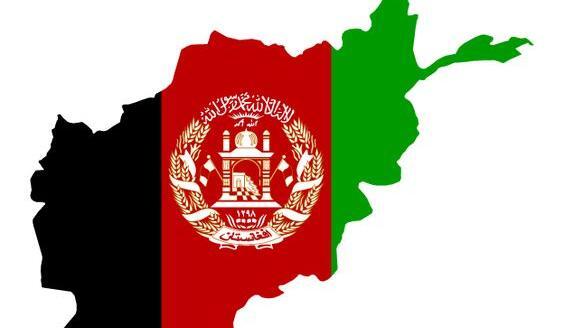 عکس دخترانه با پرچم افغانستان