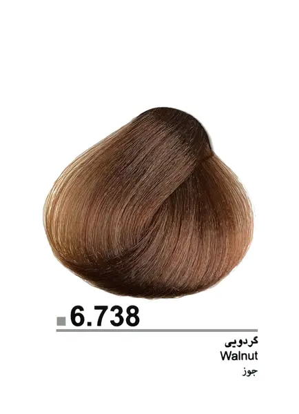 ترکیب رنگ موی گردویی با عکس