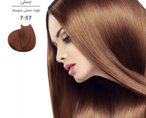 ترکیب رنگ مو عسلی بدون دکلره با عکس