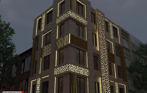 عکس طراحی نمای بیرونی ساختمان