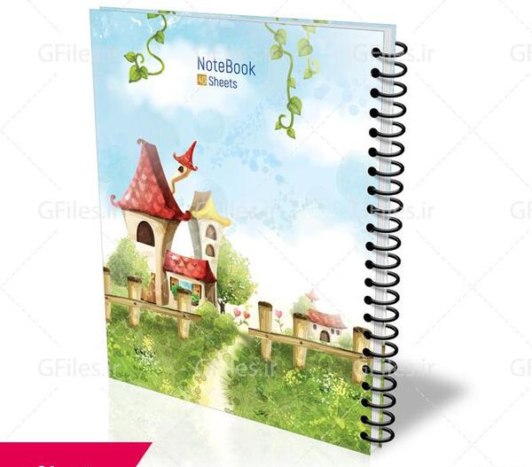 عکس دفتر باز کارتونی