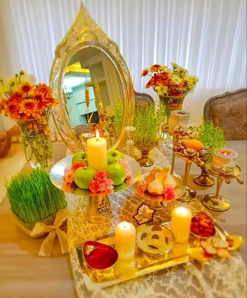 عکس دکور سفره هفت سین