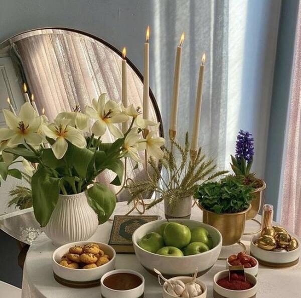 عکس دکور سفره هفت سین
