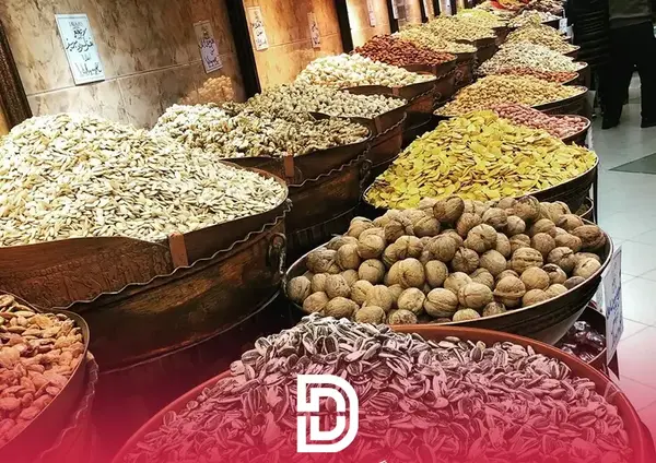عکس دکوراسیون مغازه آجیل فروشی