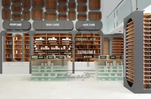 عکس دکوراسیون مغازه آرایشی و بهداشتی