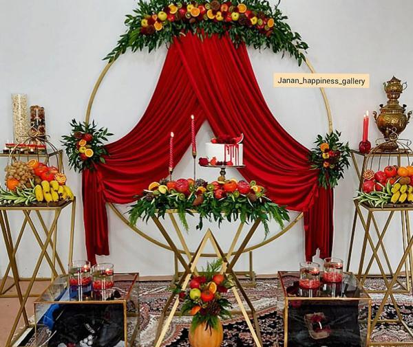دکور برای عکس شب یلدا