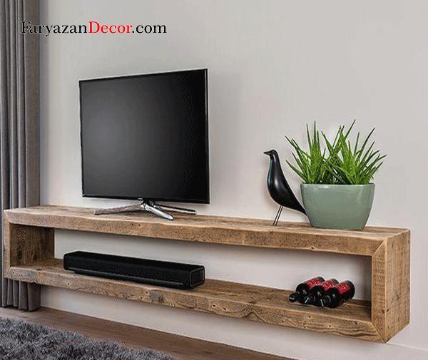 عکس دکور میز تلویزیون دیواری