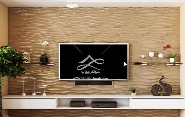 عکس دکور میز تلویزیون دیواری