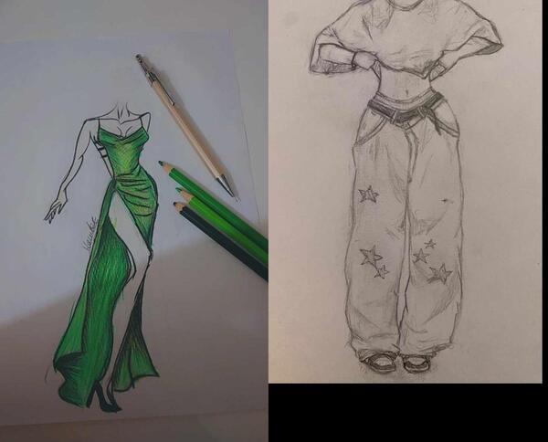 عکس نقاشی دارک لباس