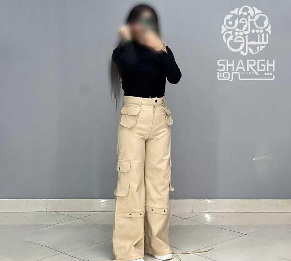 عکس شلوار کارگو با کتش