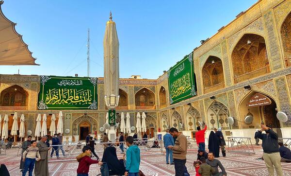 عکس از حرم مولا علی