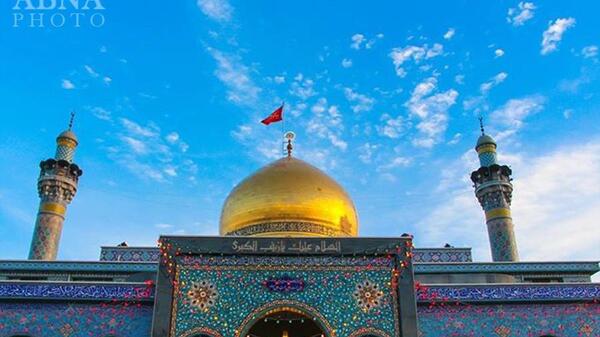 عکس حرم حضرت زینب برای پوستر