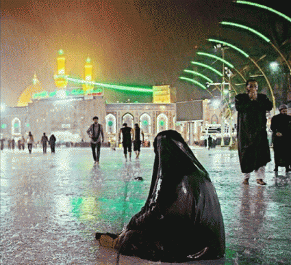 عکس دختر توی بین الحرمین