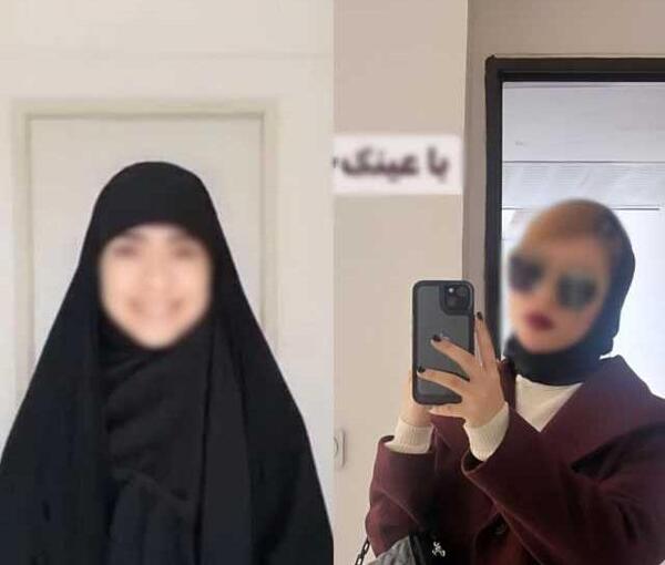 عکس دختر توی بین الحرمین