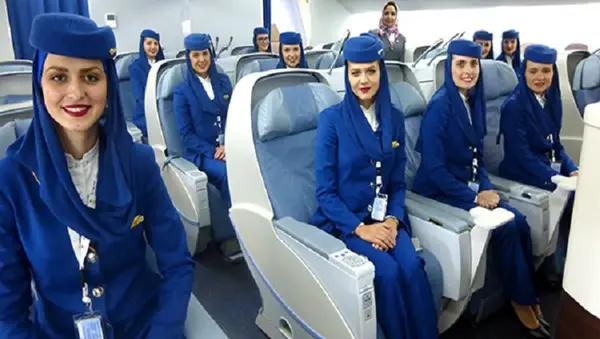 عکس مهماندار هواپیما خارجی