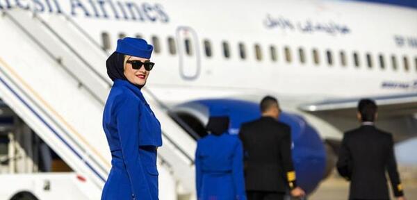 عکس مهماندار هواپیما خارجی