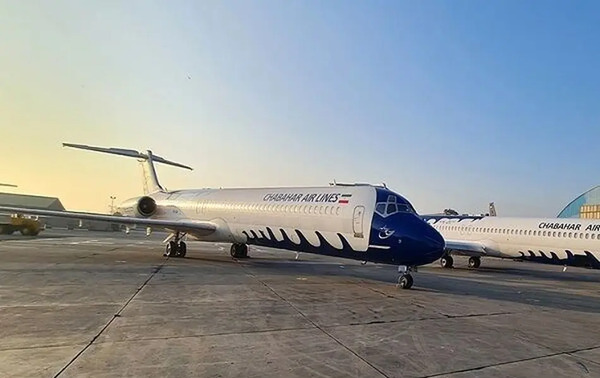 عکس داخل هواپیمای چابهار