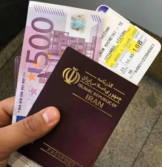 عکس بلیط هواپیما آلمان