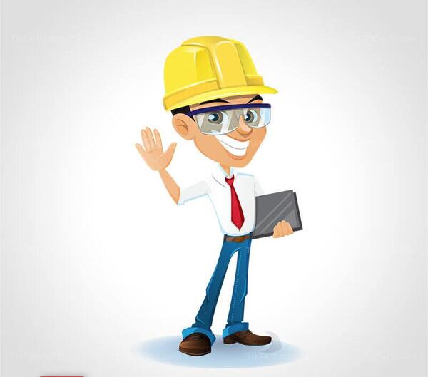 عکس مهندس ساختمان کارتونی
