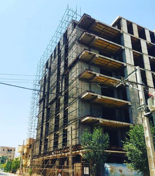 عکس داربست فلزی ساختمان