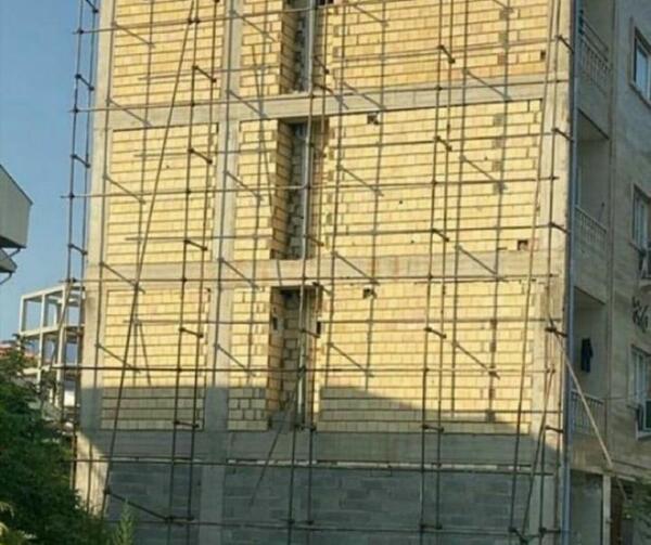 عکس داربست فلزی ساختمان