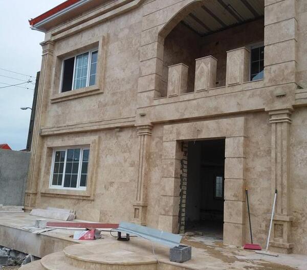 عکس نمای بیرونی ساختمان دو طبقه