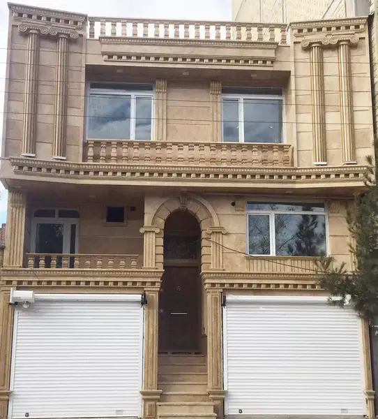 عکس نمای بیرونی ساختمان دو طبقه