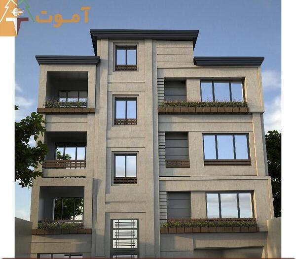 عکس نمای ساختمان 3 طبقه