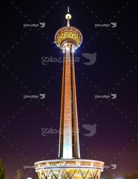 عکس برج میلاد برای طراحی