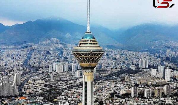 عکس سیاه سفید برج میلاد