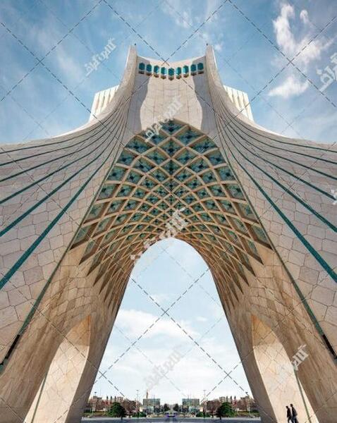 عکس سیاه سفید برج ازادی