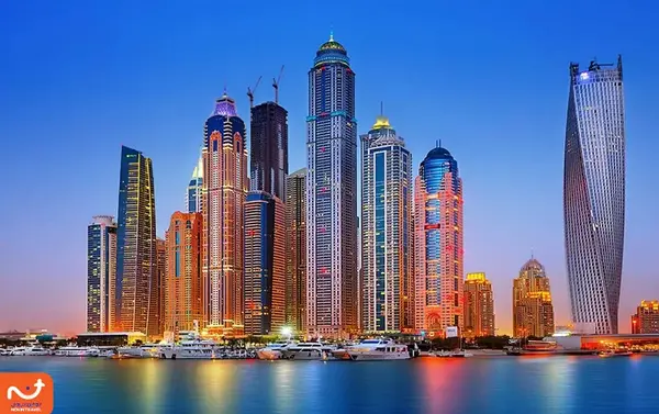 عکس برج دوقلو دبی