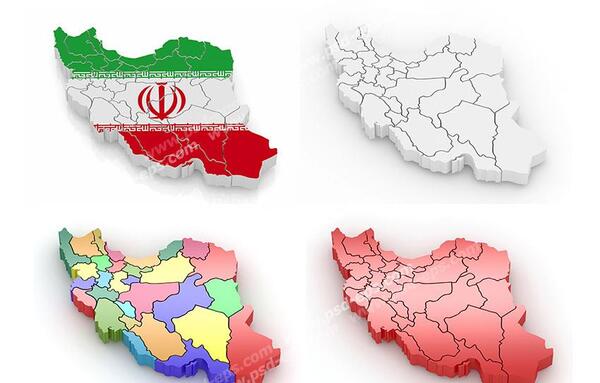 عکسی زیبا از نقشه ایران