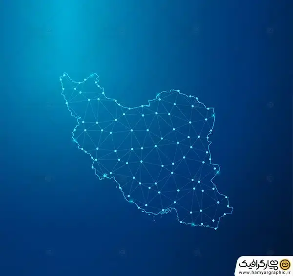عکسی زیبا از نقشه ایران