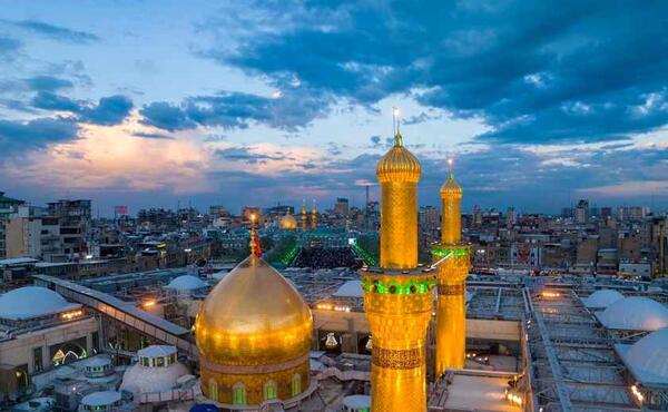 عکسی از گنبد امام حسین ع