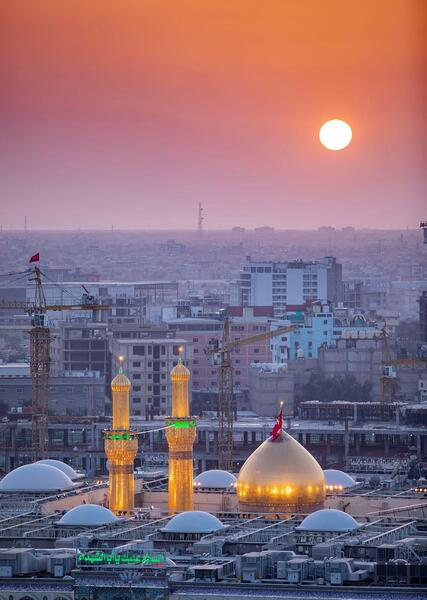 عکسی از گنبد امام حسین ع