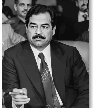 عکسی صدام حسین
