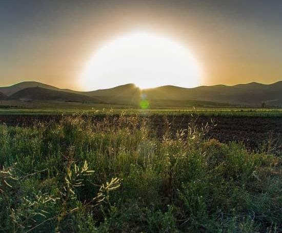 عکسی زیبا از طلوع خورشید