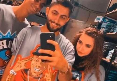 عکس با دوست پسرم