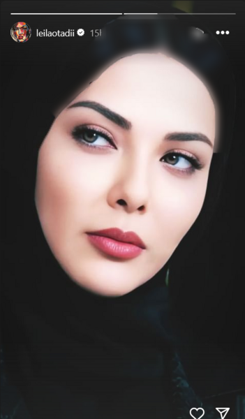 عکس جدید از لیلا اوتادی