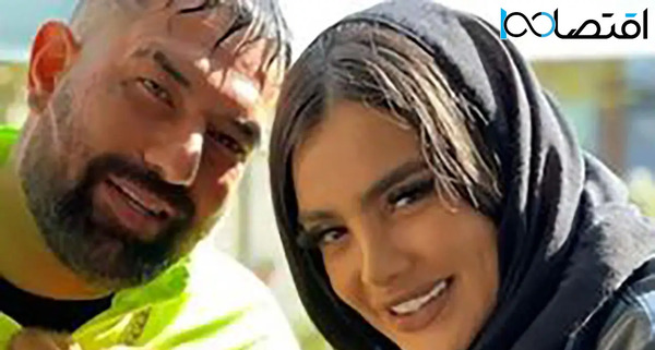 عکس ویدا افشار با پیمان ادیداس