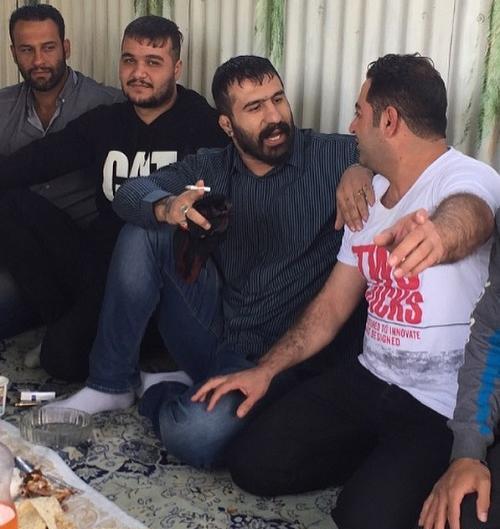 عکس پیمان آدیداس با وحید مرادی