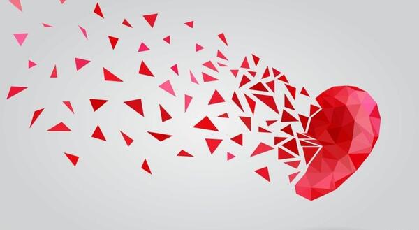 عکس قلب شکسته برای بک گراند