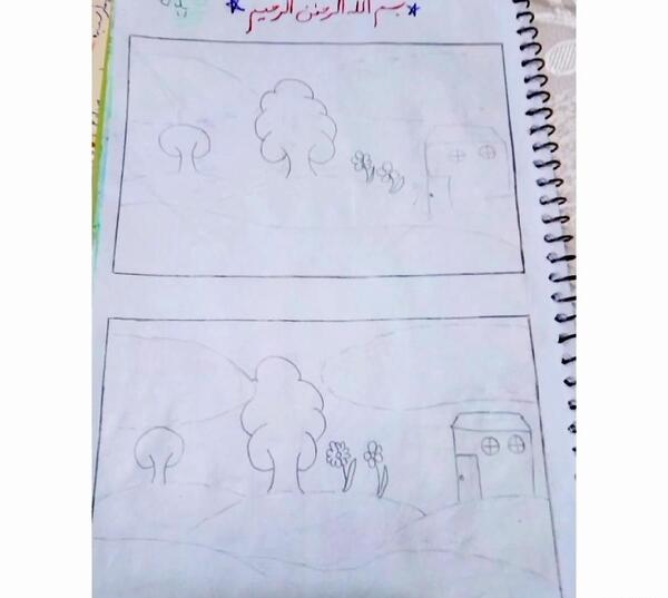 عکس نقاشی با رنگ گرم