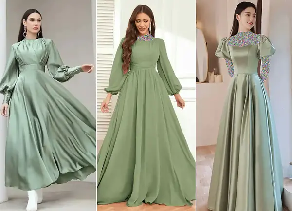 عکس لباس رنگ کله غازی